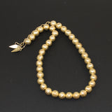 Whiting & Davis Gold Beaded Necklace Vintage