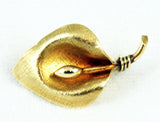 Windard Gold Filled Leaf Pin Signed Vintage