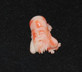 Carved Angel Skin Wiseman Japanese God, Fukurokuju Vintage