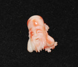 Carved Angel Skin Wiseman Japanese God, Fukurokuju Vintage