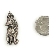 Sterling Wolf Pendant