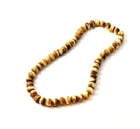 Carved Yak Bone Beads 10 x 12mm