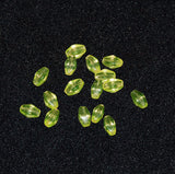 Yellow Glass Diamond Beads
