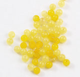 Light Yellow Jade 4mm Round Beads
