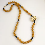 Vintage Chinese jade necklace rabbit