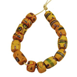 Antique Yellow African Trade Beads