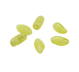 Yellow Lamp Work Glass Beads - Vintage Japanese