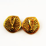 Yves St. Laurent Earrings Signature Vintage