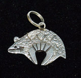 Zuni Sterling Bear Charm