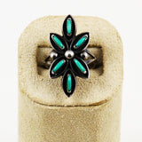 Zuni Turquoise Petit Point Size 7 Ring